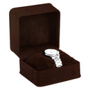 Suede Watch Box with Matching Suede Interior