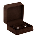 Suede Bangle Box with Matching Suede Interior