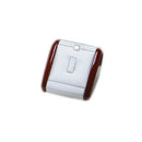 Leatherette and Wooden Ring Display