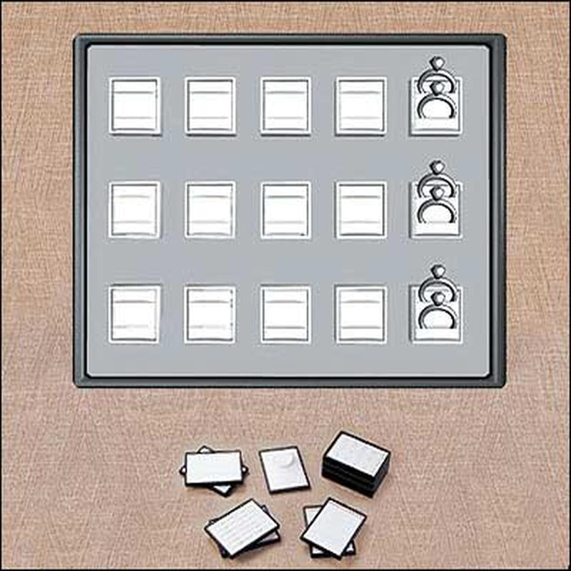 15 Double Ring Lt.Weight Tray - Stackable