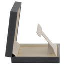 Matte Paper Covered French Clip Earring Box with Matching Moulded Sleeve