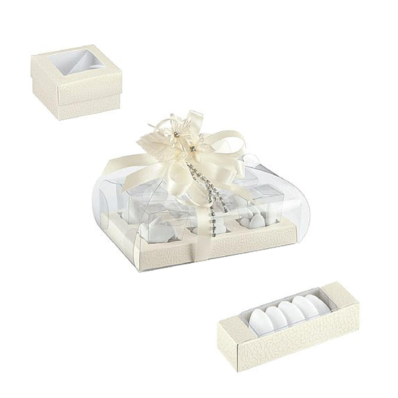 White-Clear Confection Boxes