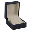 Matte Paper Covered Single Earring Box with Matching Moulded Sleeve