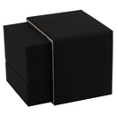Matte Paper Covered Single Ring Box with Matching Moulded Sleeve