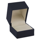 Matte Paper Covered Single Ring Box with Matching Moulded Sleeve