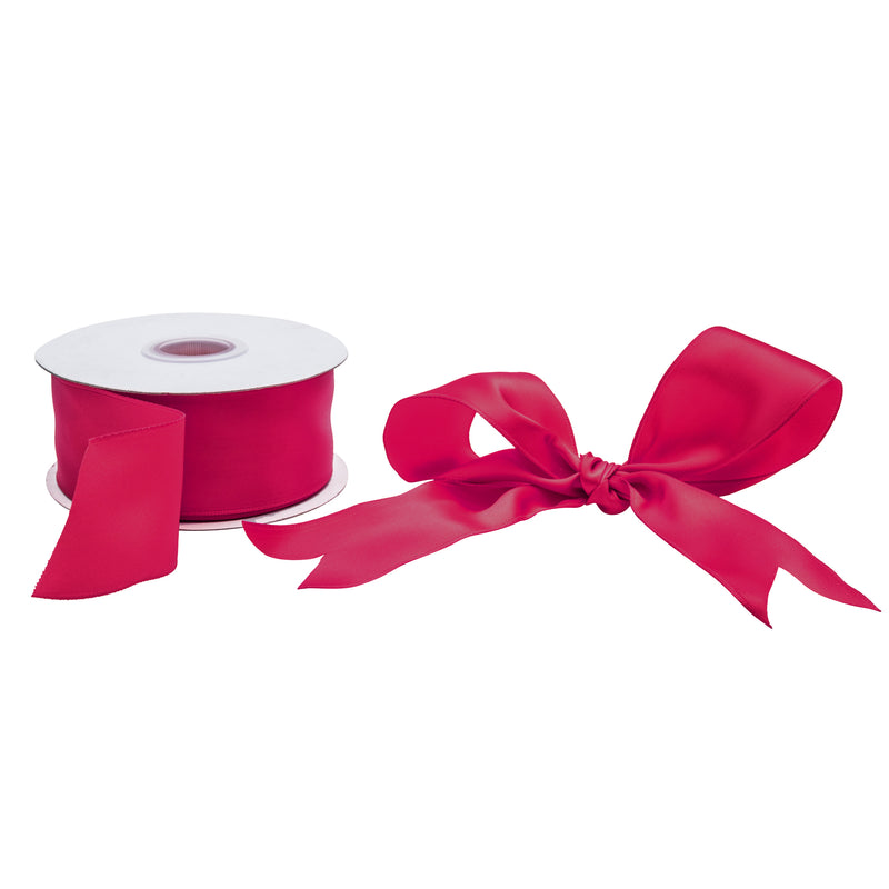 Wired Single Face Satin Ribbon