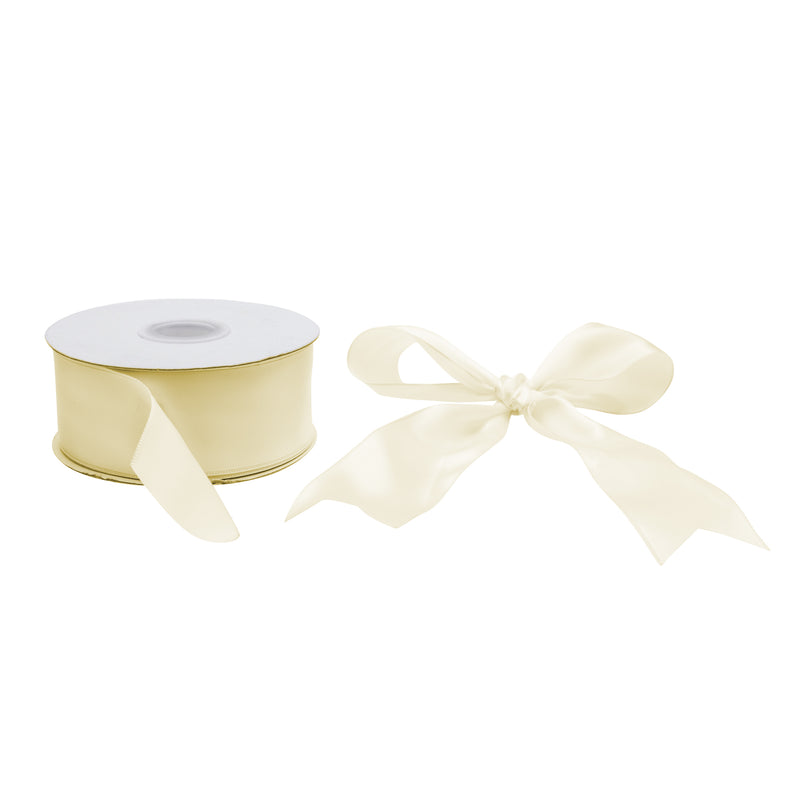 Wired Single Face Satin Ribbon