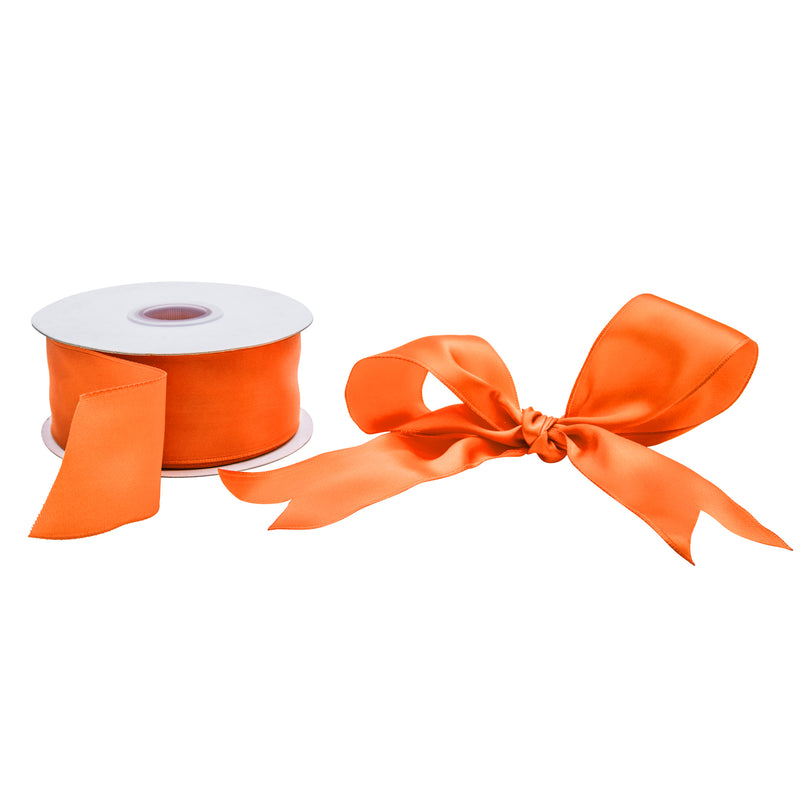 Wired Single Face Satin Ribbon