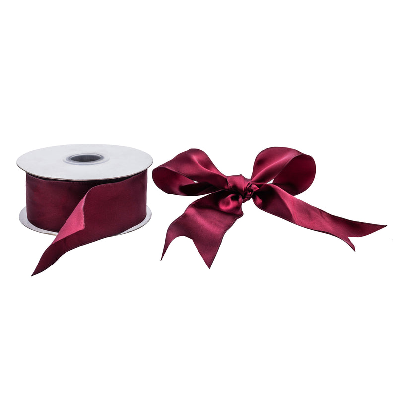 Wired Single Face Satin Ribbon