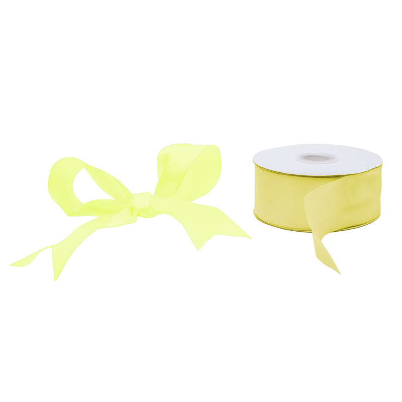 Wired Single Face Satin Ribbon