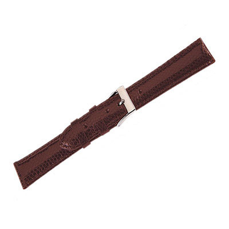 Leather Watch Band Genuine Lizard Bord (16mm) Long