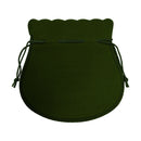 Round Suedine Pouch