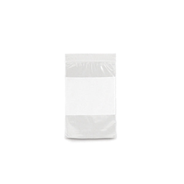 Clear Ziploc Bag with White Patch