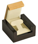 Wooden French Clip Earring Jewelry Box